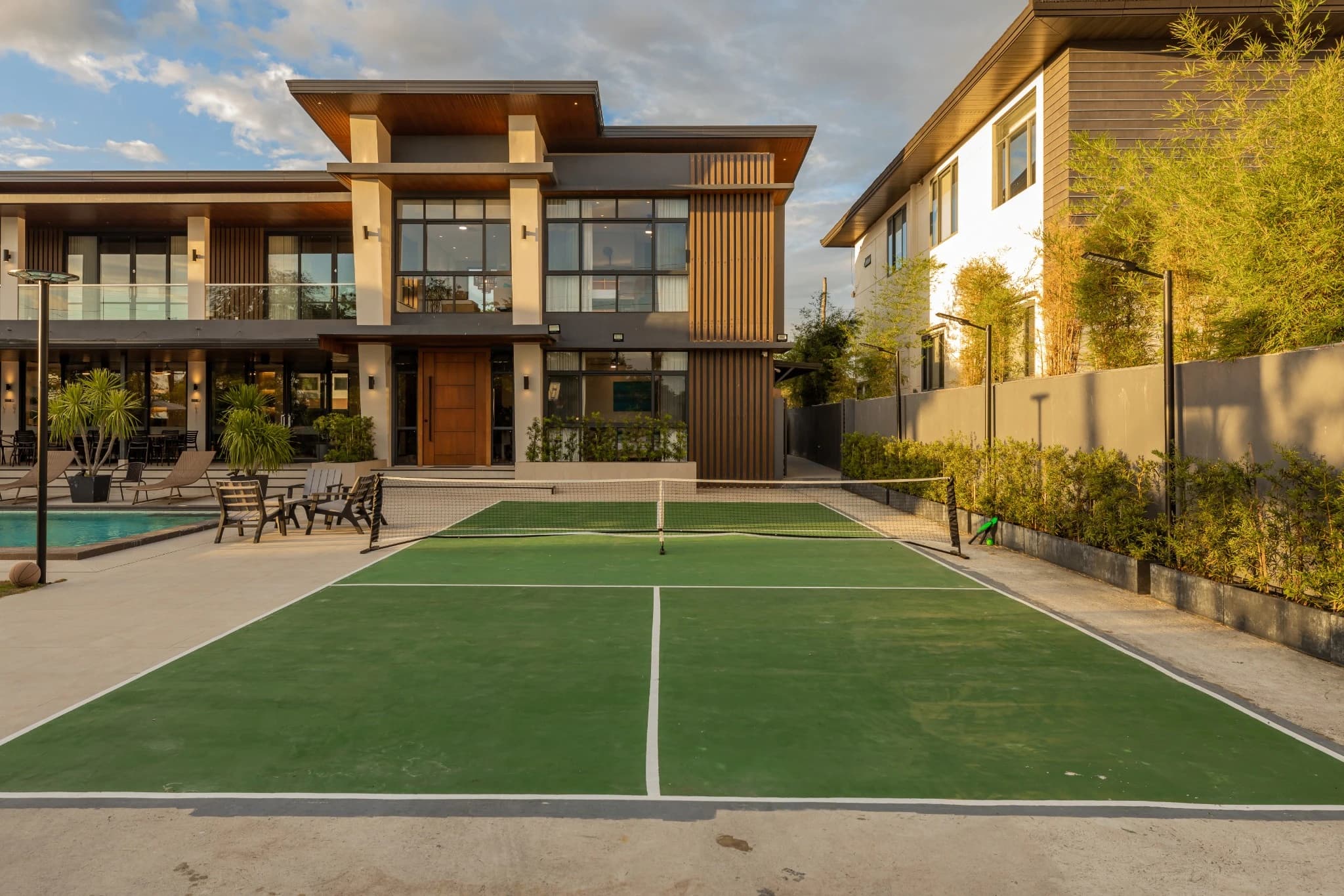 Sports Court & Parking