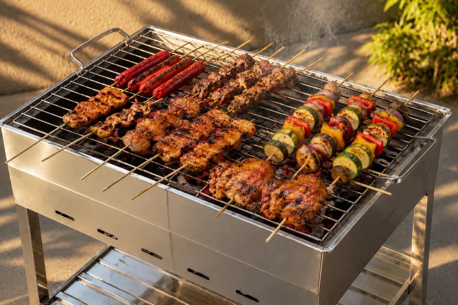 Barbecue Area & Parking