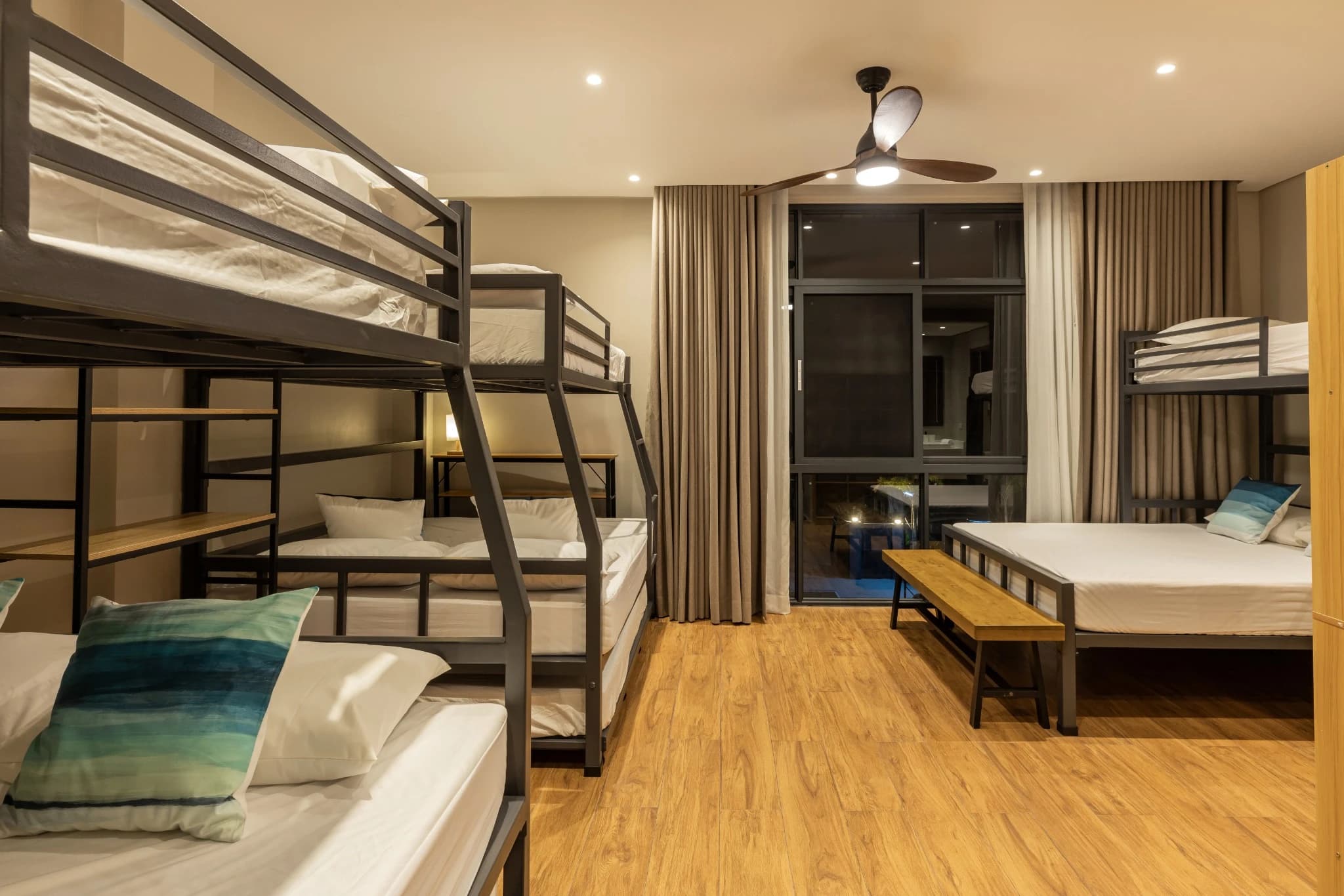 Group room angle with warm ambience